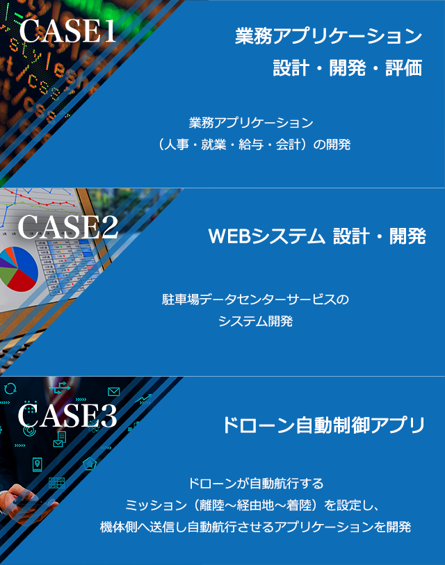 システム開発サービス事業事例